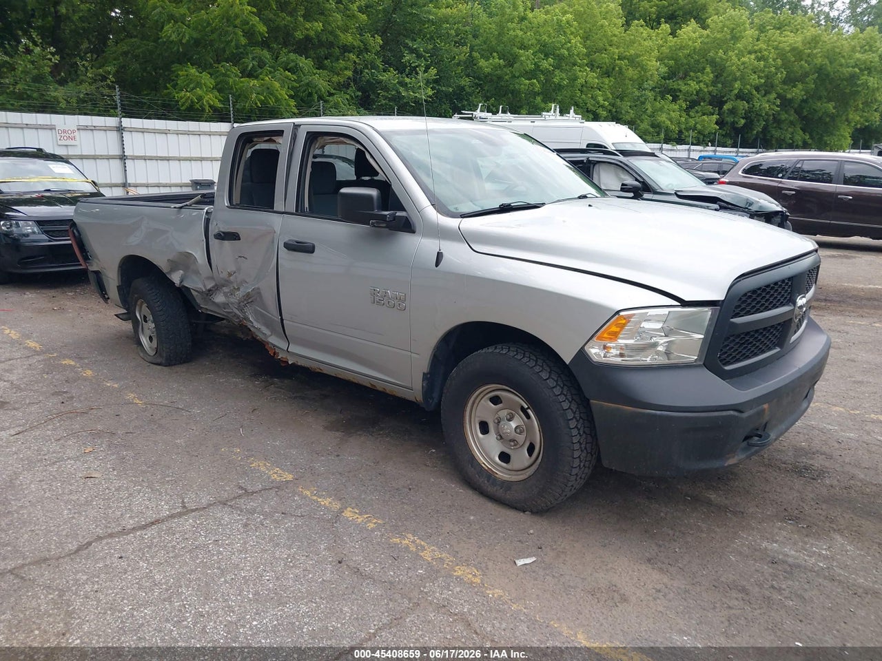 1C6RR7FG8JS****** · 2018 RAM 1500 TRADESMAN  4X4 6'4 BOX