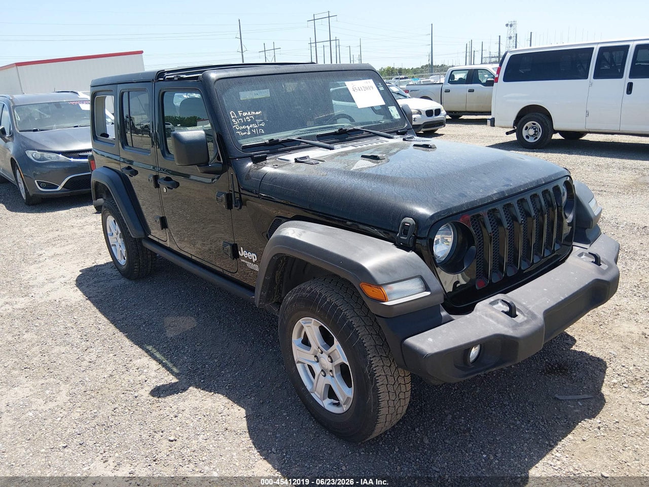 1C4HJXDN6LW****** · 2020 JEEP WRANGLER UNLIMITED SPORT S 4X4