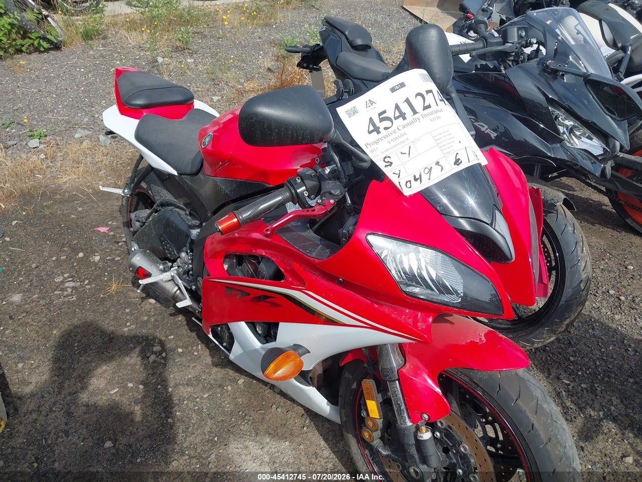 JYARJ16E8DA****** · 2013 YAMAHA YZFR6