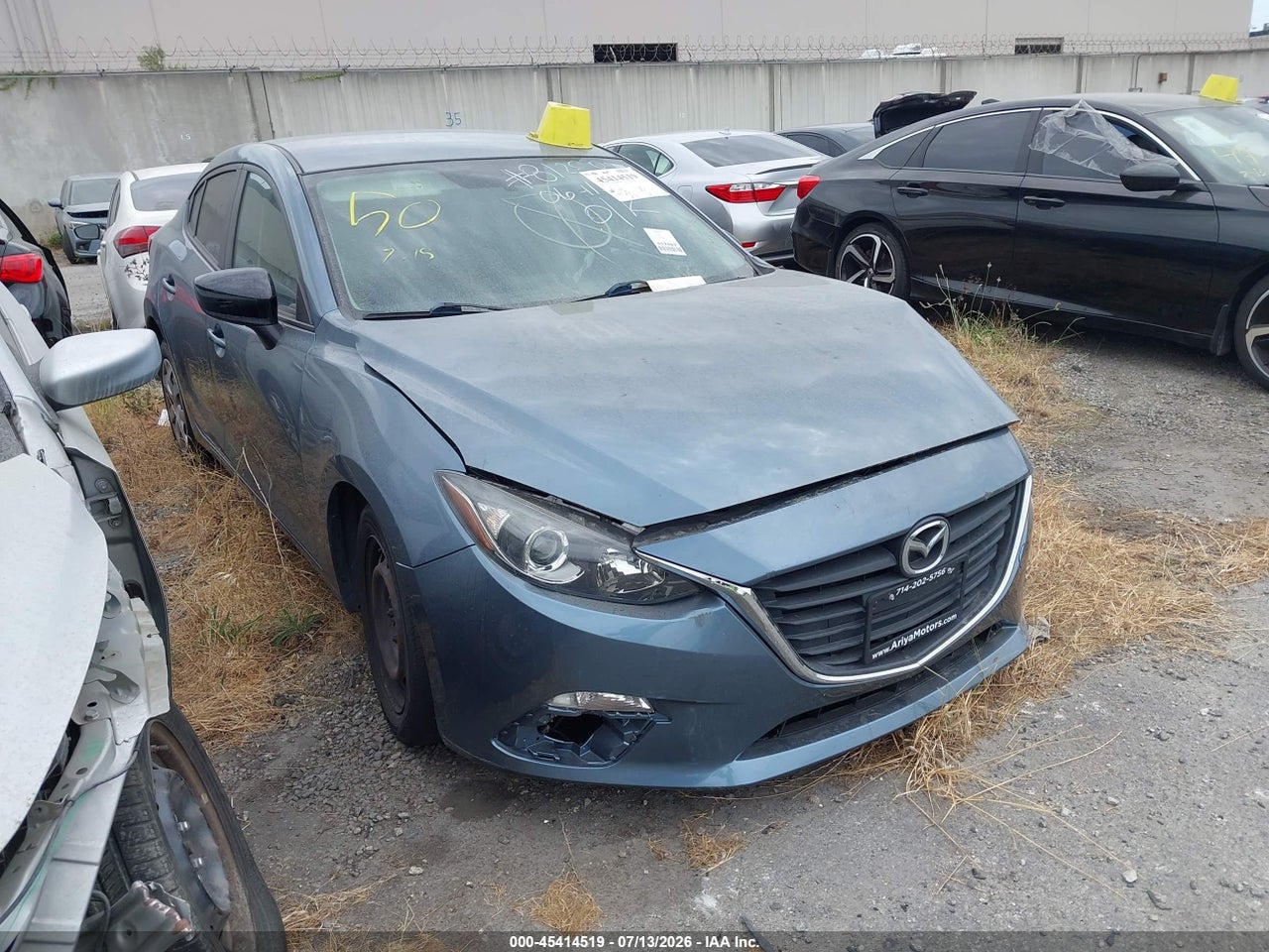 JM1BM1T73F1****** · 2015 MAZDA MAZDA3 I SV