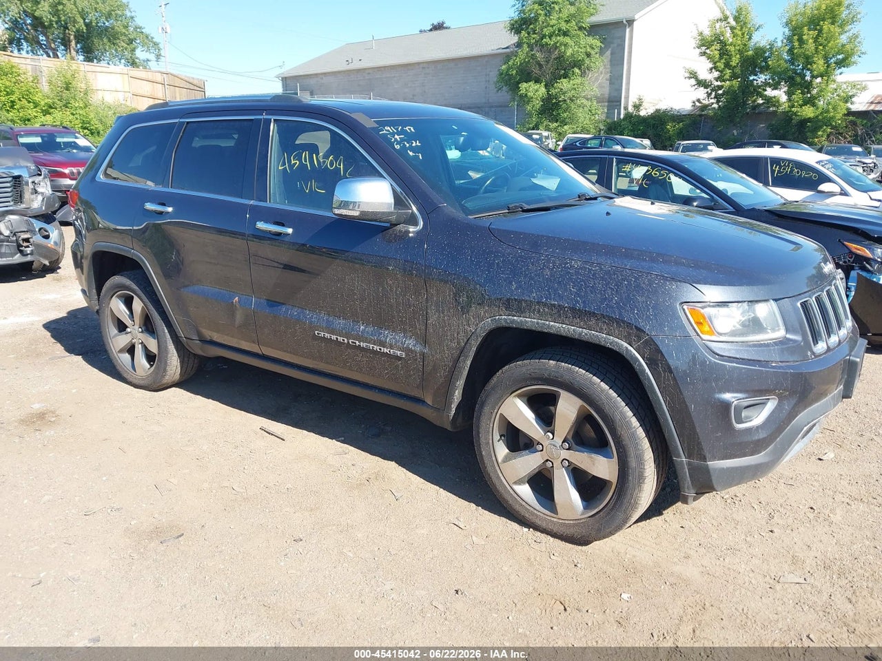1C4RJFBG3EC****** · 2014 JEEP GRAND CHEROKEE LIMITED