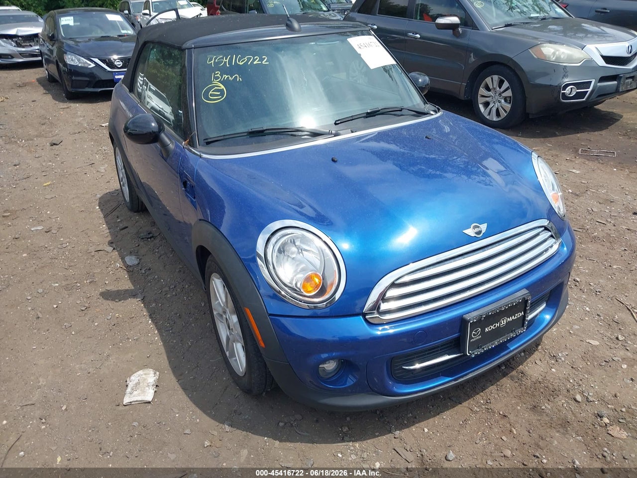2013 MINI CONVERTIBLE COOPER · 6/11