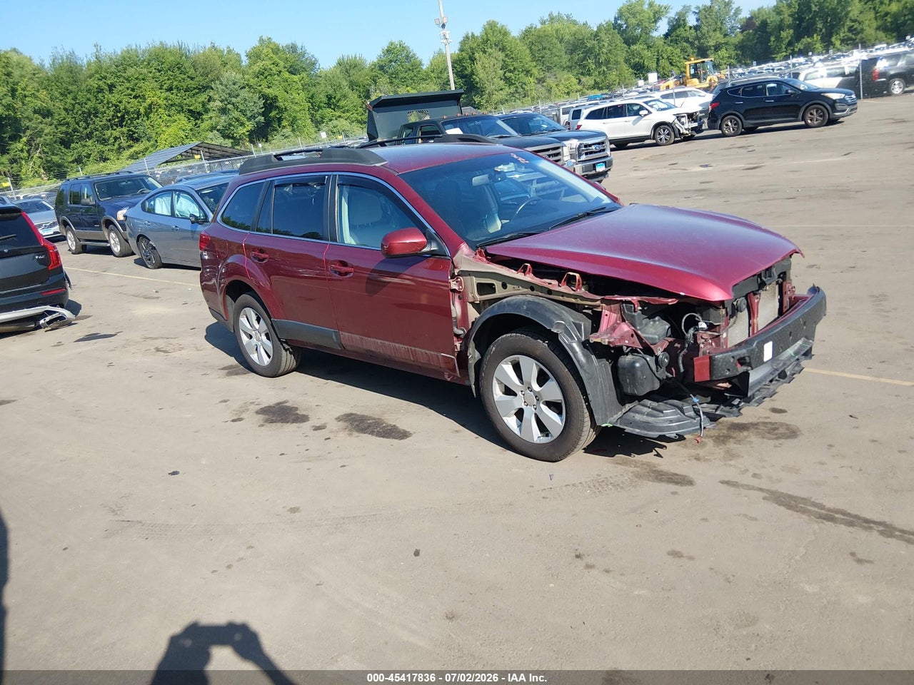 4S4BRBCC1B3****** · 2011 SUBARU OUTBACK 2.5I PREMIUM