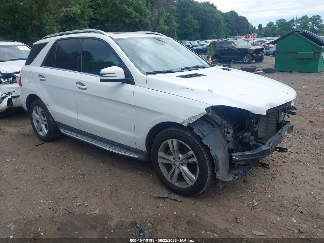 4JGDA5HB1FA****** · 2015 MERCEDES-BENZ ML 350 4MATIC