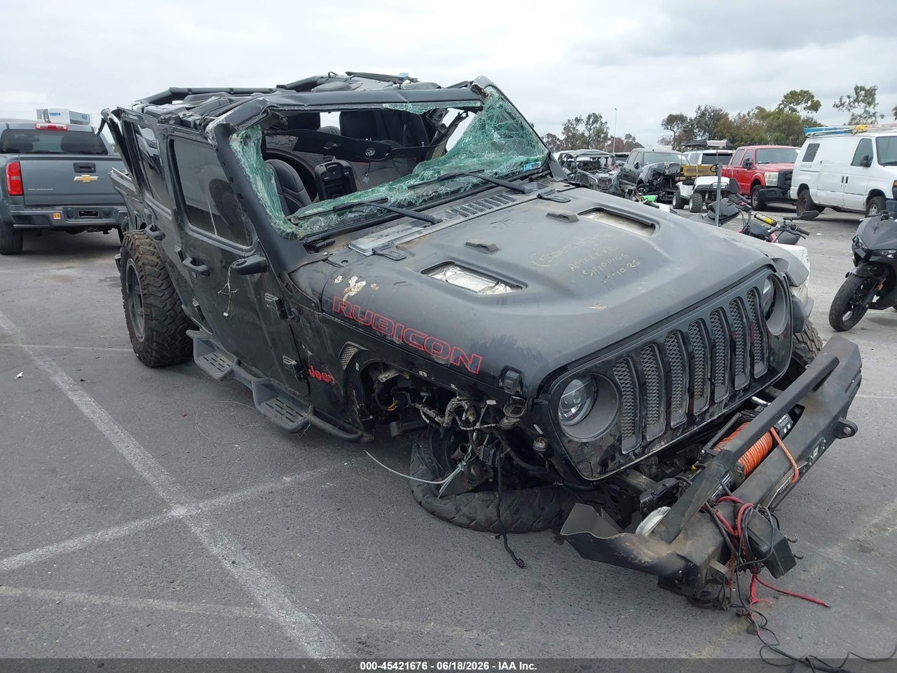 1C4HJXFG6LW****** · 2020 JEEP WRANGLER UNLIMITED RUBICON 4X4