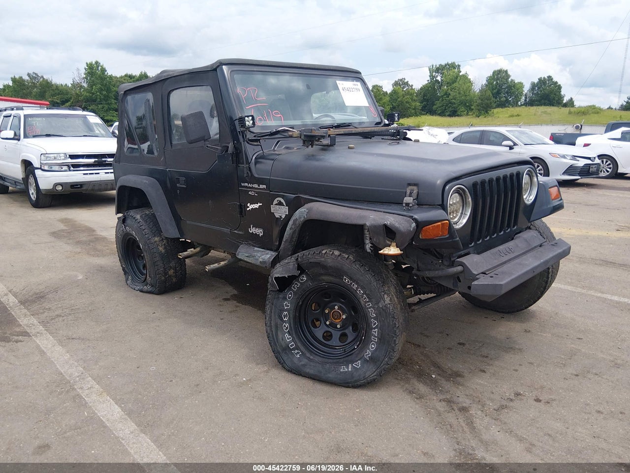 1J4FY19S6VP****** · 1997 JEEP WRANGLER SPORT