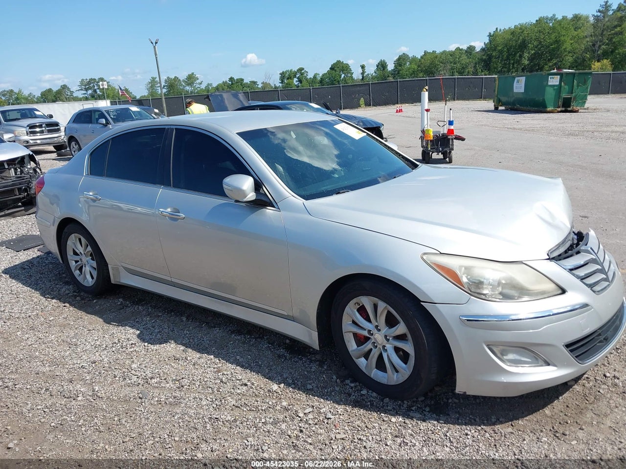 KMHGC4DD7CU****** · 2012 HYUNDAI GENESIS 3.8
