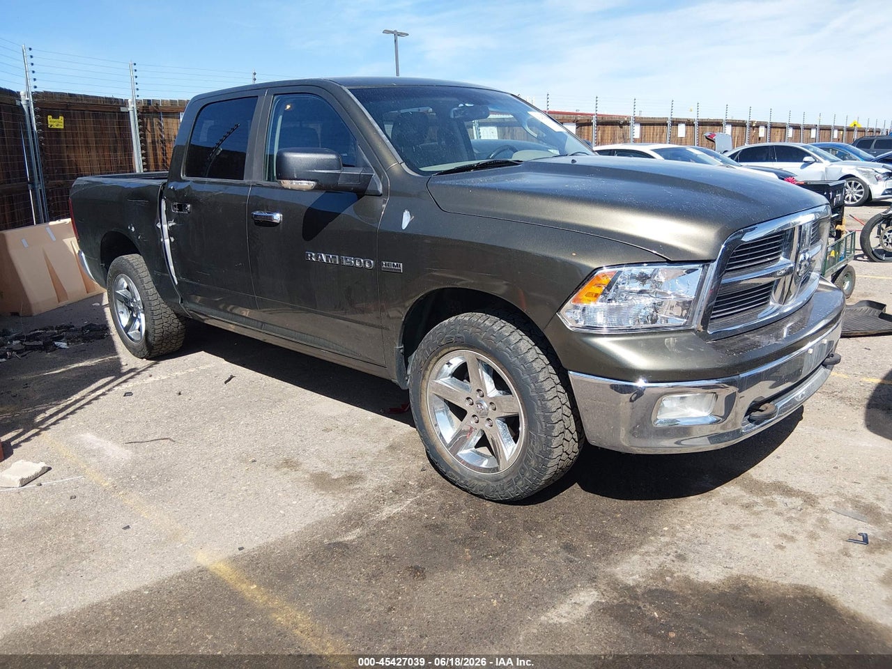 1C6RD7LT1CS****** · 2012 RAM 1500 SLT