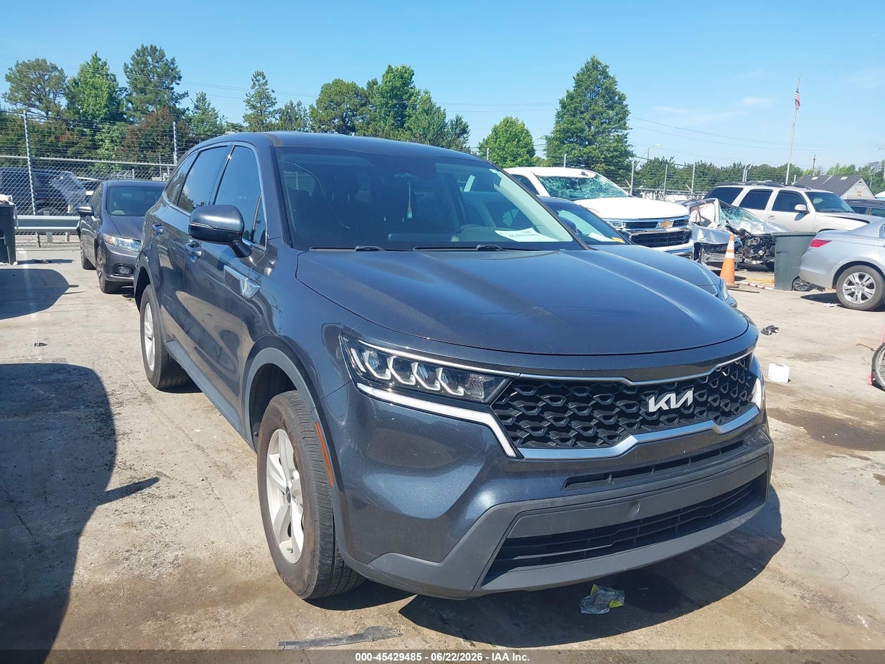 5XYRGDLC8NG****** · 2022 KIA SORENTO LX