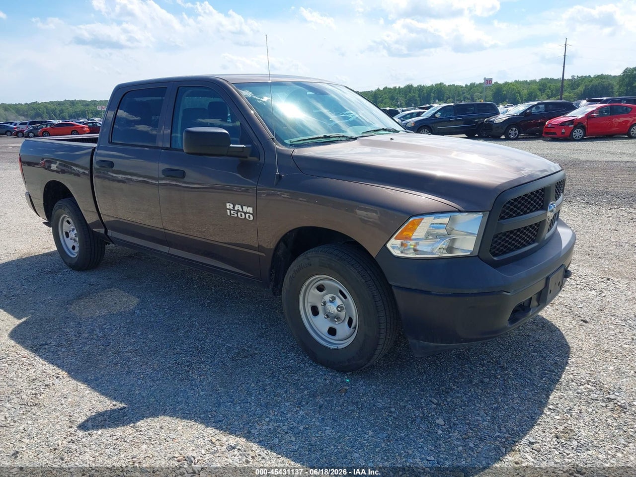 1C6RR7KG9JS****** · 2018 RAM 1500 TRADESMAN  4X4 5'7 BOX