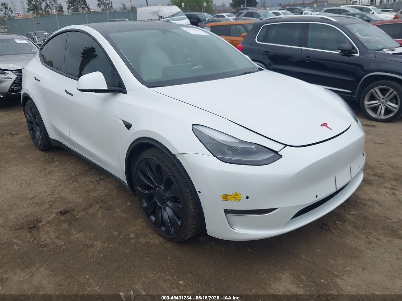 5YJYGDEF4MF****** · 2021 TESLA MODEL Y PERFORMANCE DUAL MOTOR ALL-WHEEL DRIVE