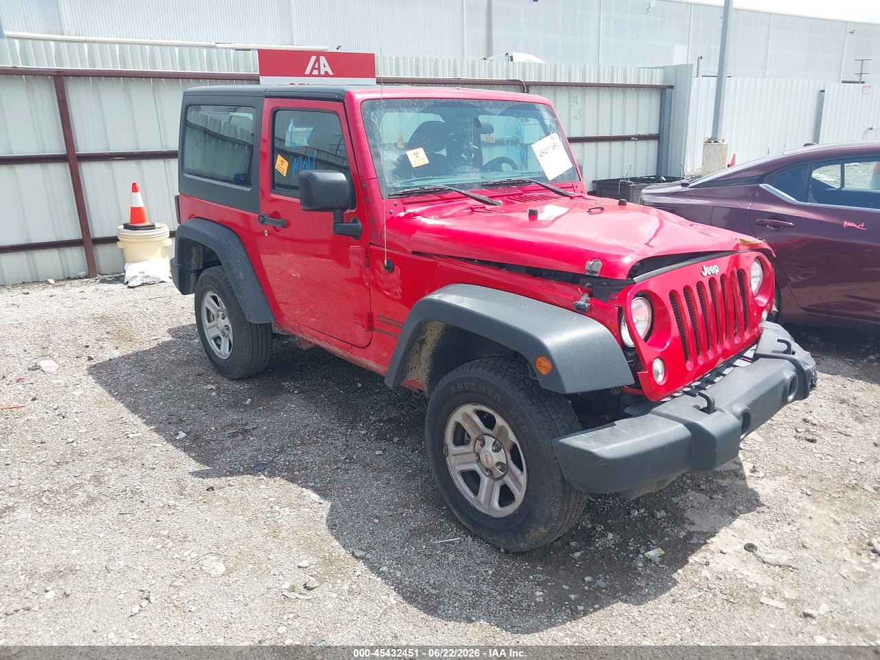 1C4AJWAG0GL****** · 2016 JEEP WRANGLER SPORT
