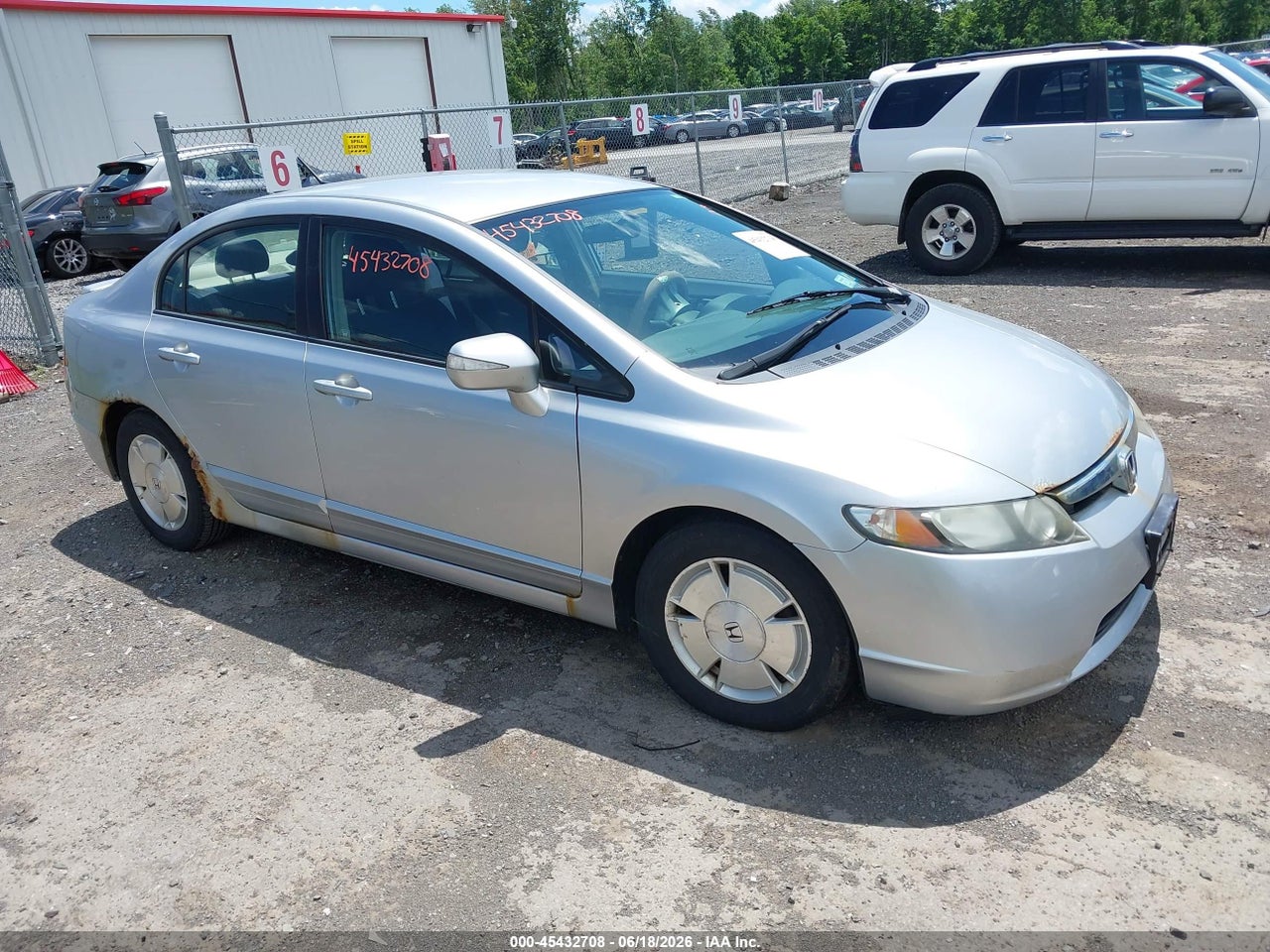 JHMFA36258S****** · 2008 HONDA CIVIC HYBRID