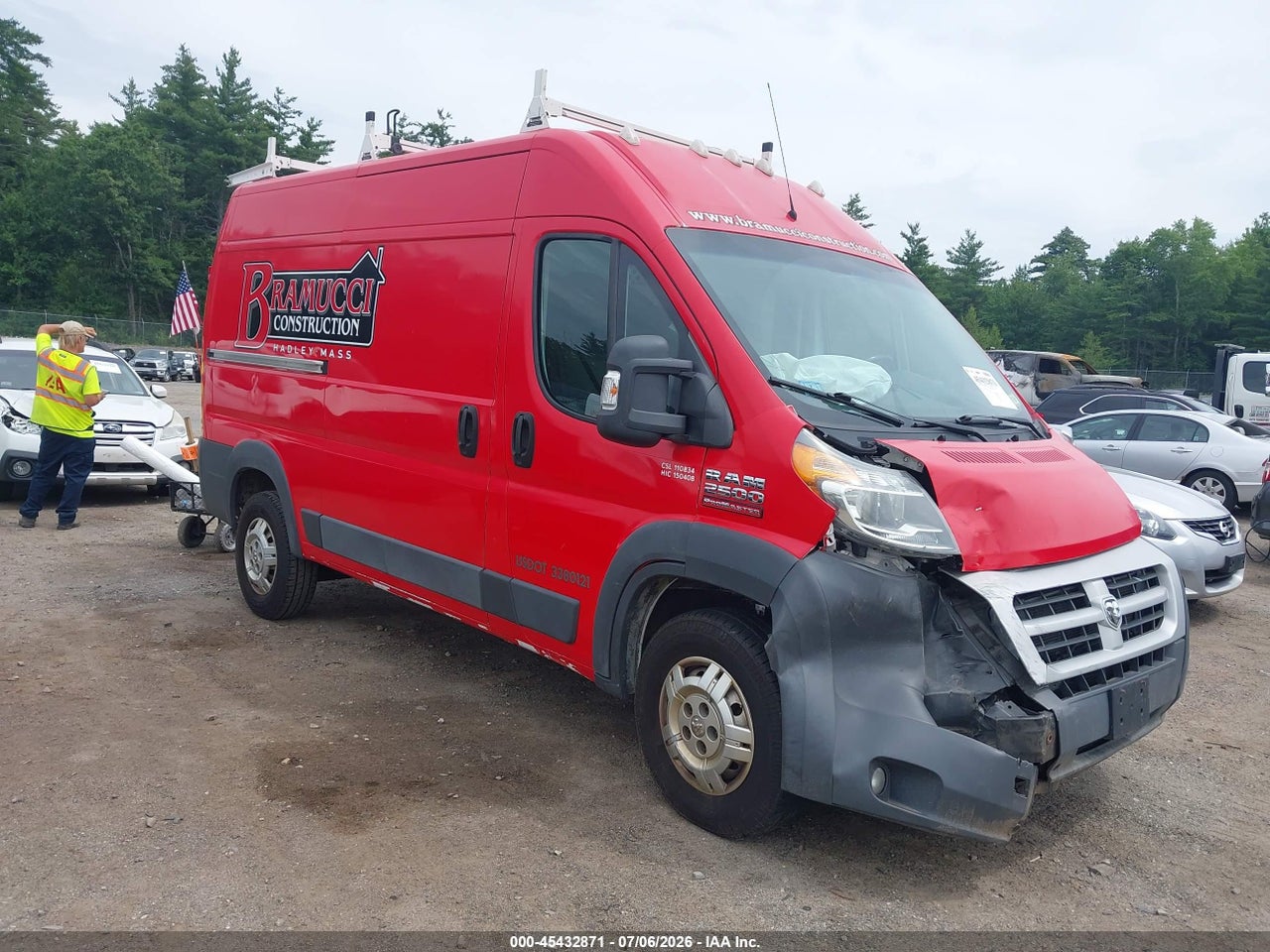 3C6TRVCG4EE****** · 2014 RAM PROMASTER 2500 HIGH ROOF