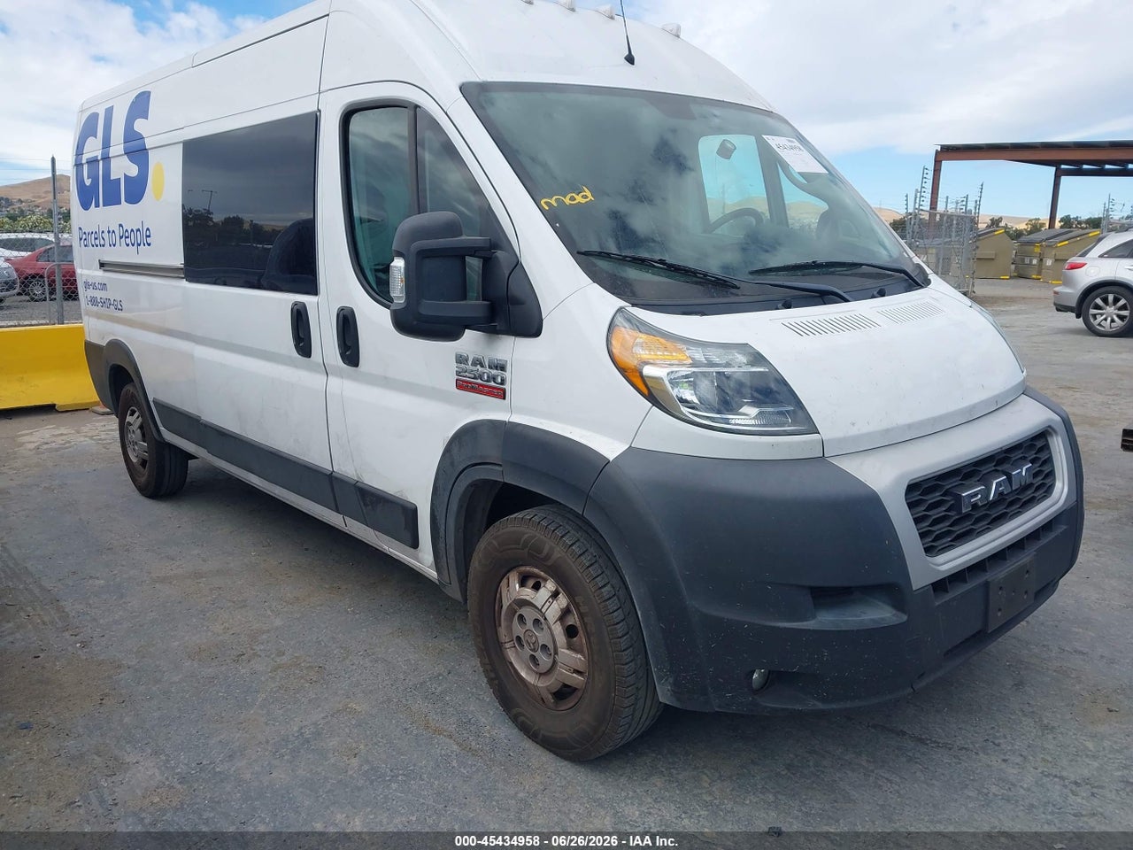 3C6TRVDG5LE****** · 2020 RAM PROMASTER 2500 HIGH ROOF 159 WB