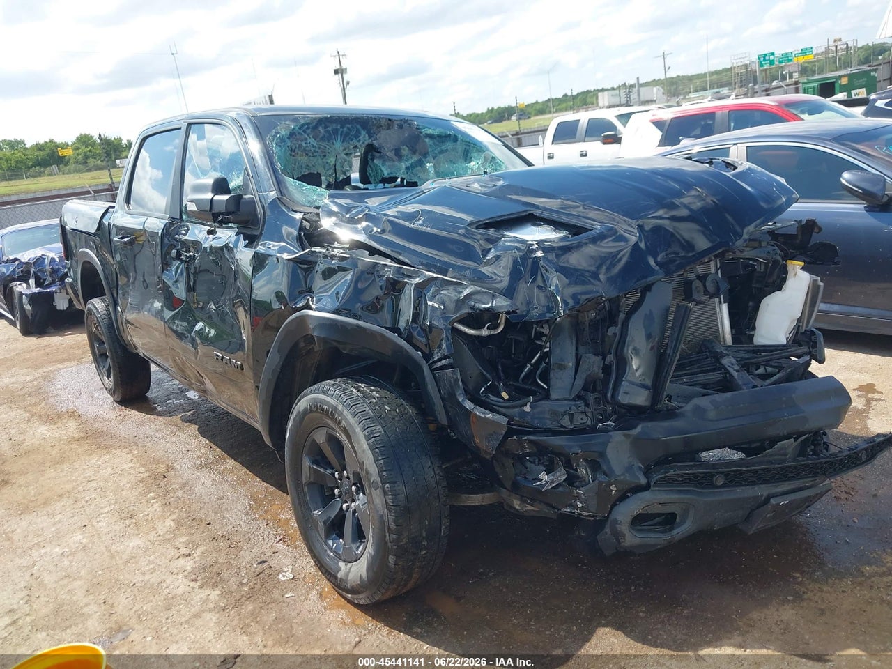 1C6SRFLT1MN****** · 2021 RAM 1500 REBEL  4X4 5'7 BOX