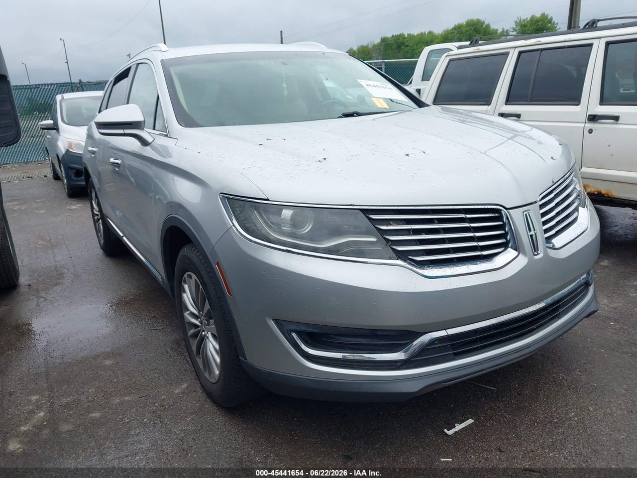 2LMTJ6KR7GB****** · 2016 LINCOLN MKX SELECT