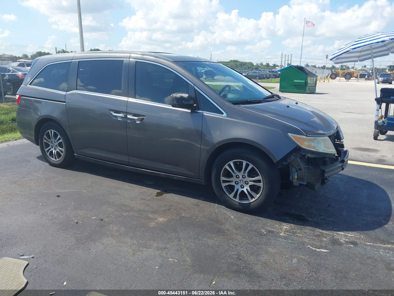 5FNRL5H6XBB****** · 2011 HONDA ODYSSEY EX-L