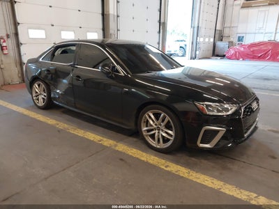 WAUEAAF45NN****** · 2022 AUDI A4 PREMIUM PLUS 45 TFSI S LINE QUATTRO S TRONIC