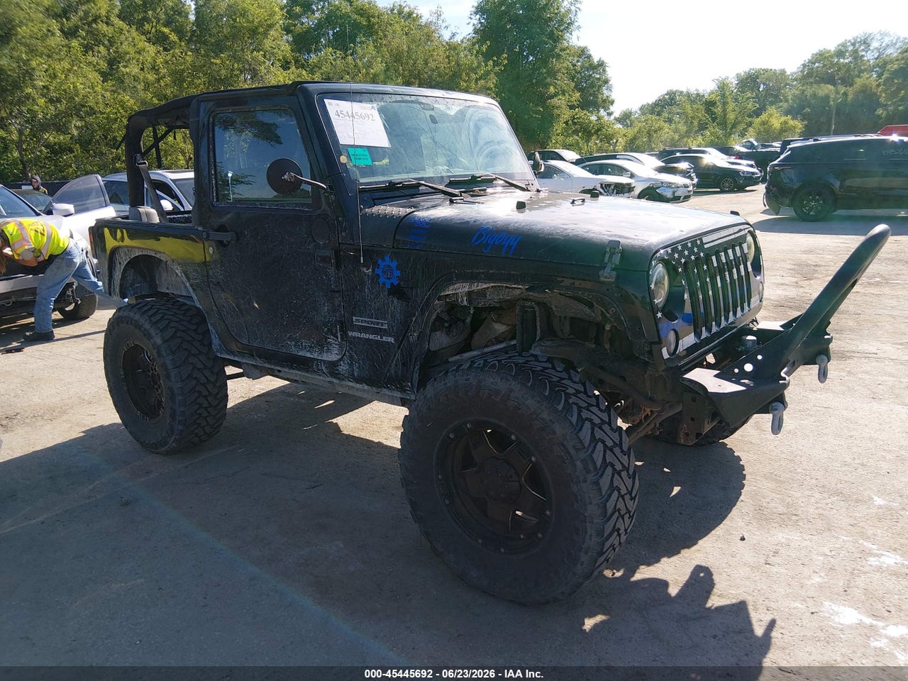 1C4AJWAG3CL****** · 2012 JEEP WRANGLER SPORT