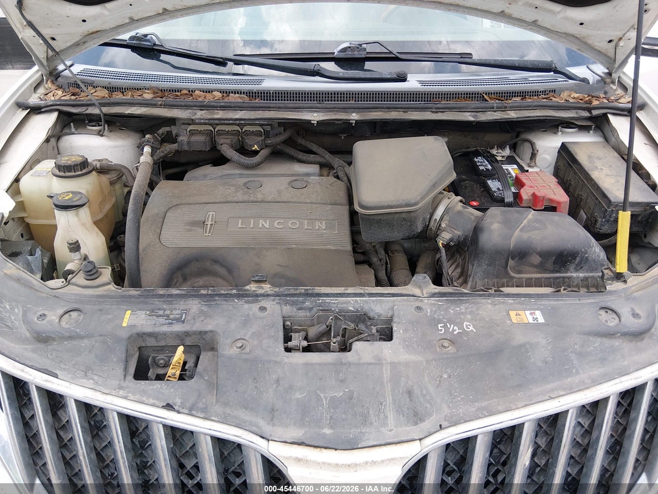 2LMDJ6JK3DB****** · 2013 LINCOLN MKX   · 10/11