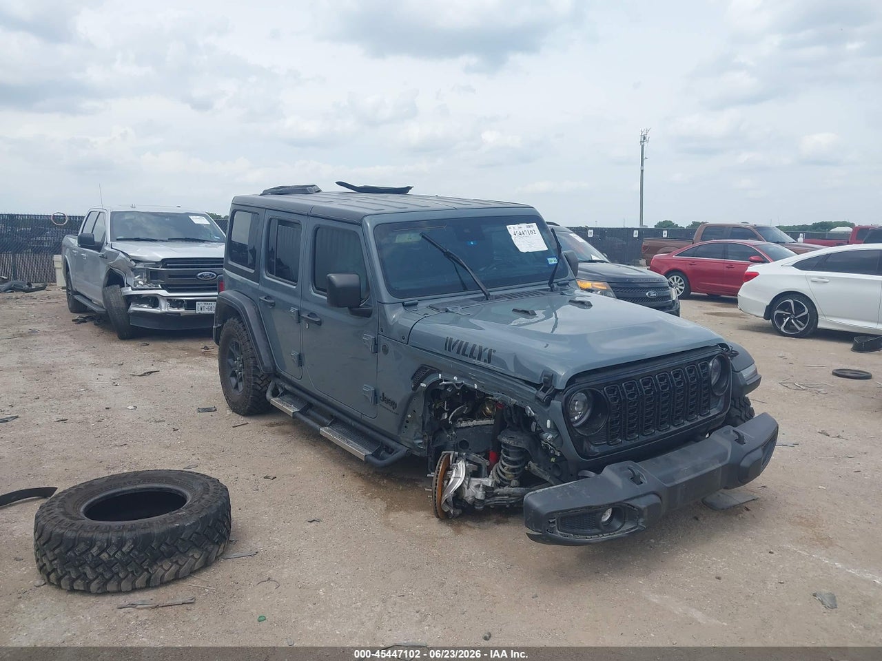 1C4PJXDG8RW****** · 2024 JEEP WRANGLER 4-DOOR WILLYS 4X4