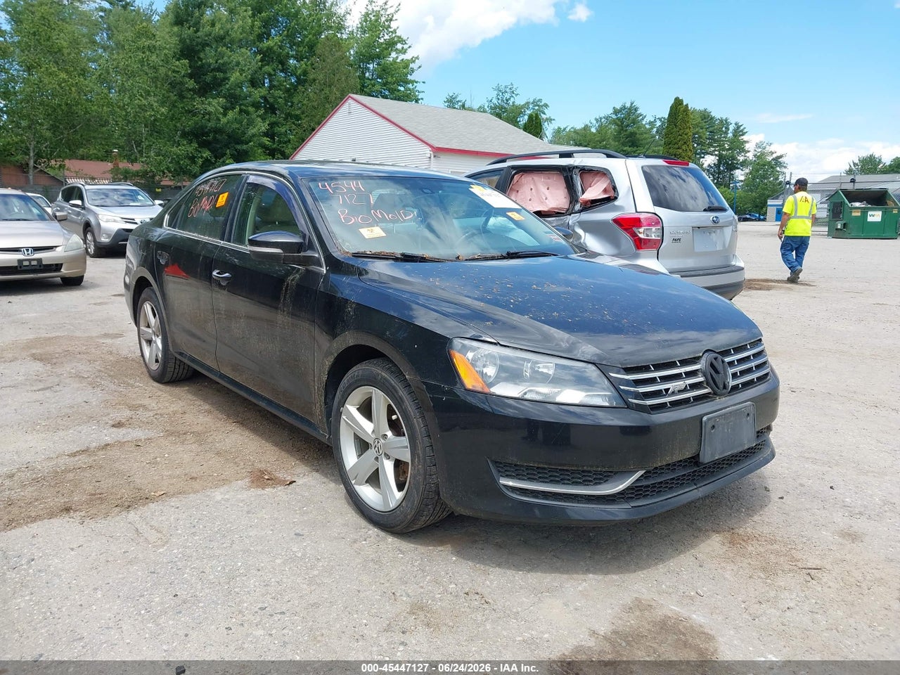 1VWBN7A33CC****** · 2012 VOLKSWAGEN PASSAT 2.0L TDI SE