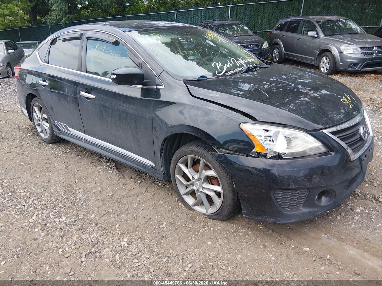 3N1AB7AP4DL****** · 2013 NISSAN SENTRA SR