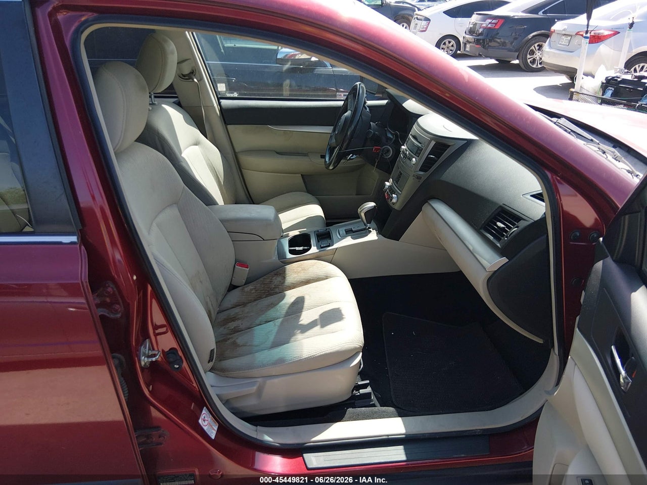 4S4BRCCCXB3****** · 2011 SUBARU OUTBACK 2.5I PREMIUM · 5/11
