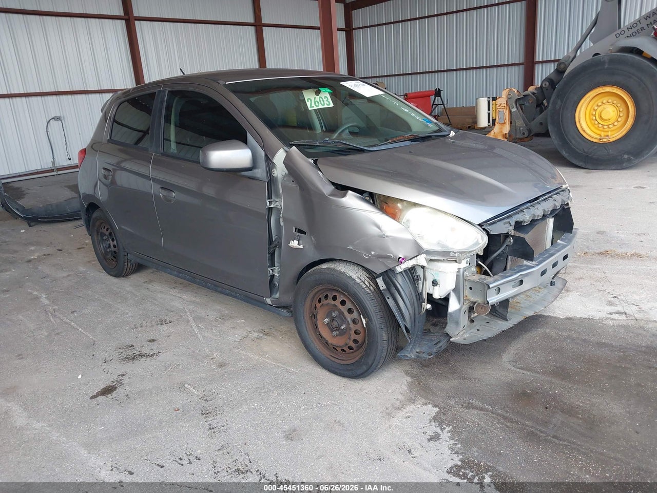 ML32A3HJ9HH****** · 2017 MITSUBISHI MIRAGE ES