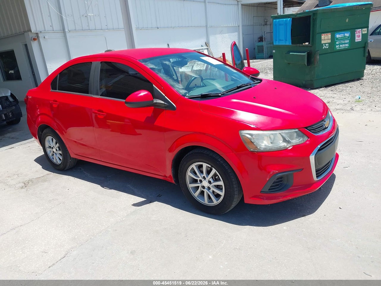 1G1JD5SH6H4****** · 2017 CHEVROLET SONIC LT AUTO