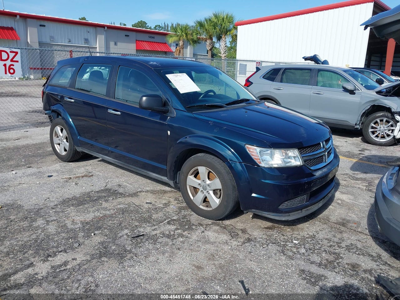 3C4PDCAB4DT****** · 2013 DODGE JOURNEY AMERICAN VALUE PKG