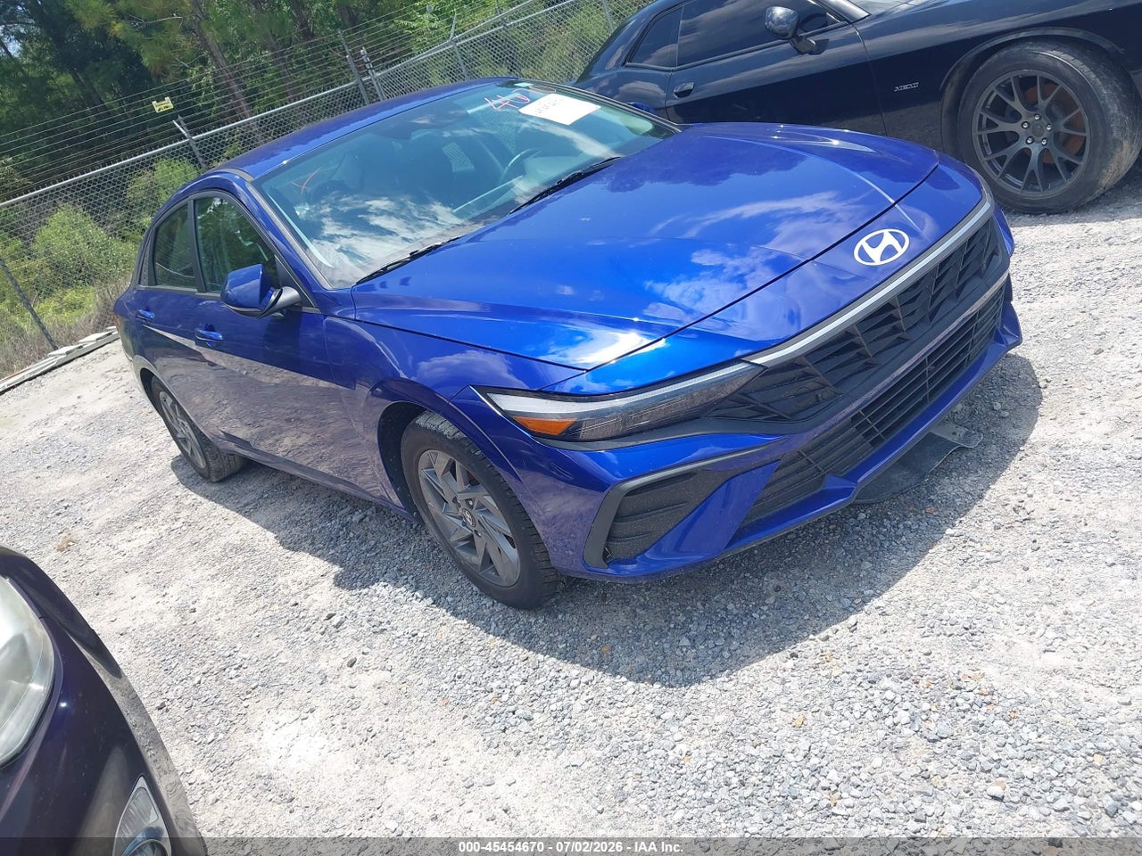 KMHLM4DJ4RU****** · 2024 HYUNDAI ELANTRA HYBRID BLUE