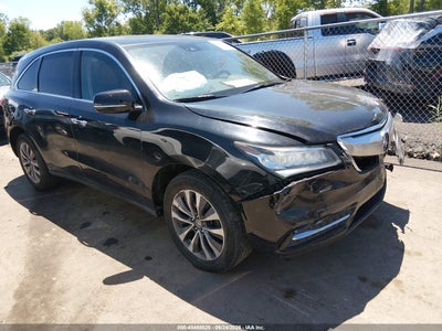 5FRYD4H40GB****** · 2016 ACURA MDX TECHNOLOGY   ACURAWATCH PLUS PACKAGES/TECHNOLOGY PACKAGE