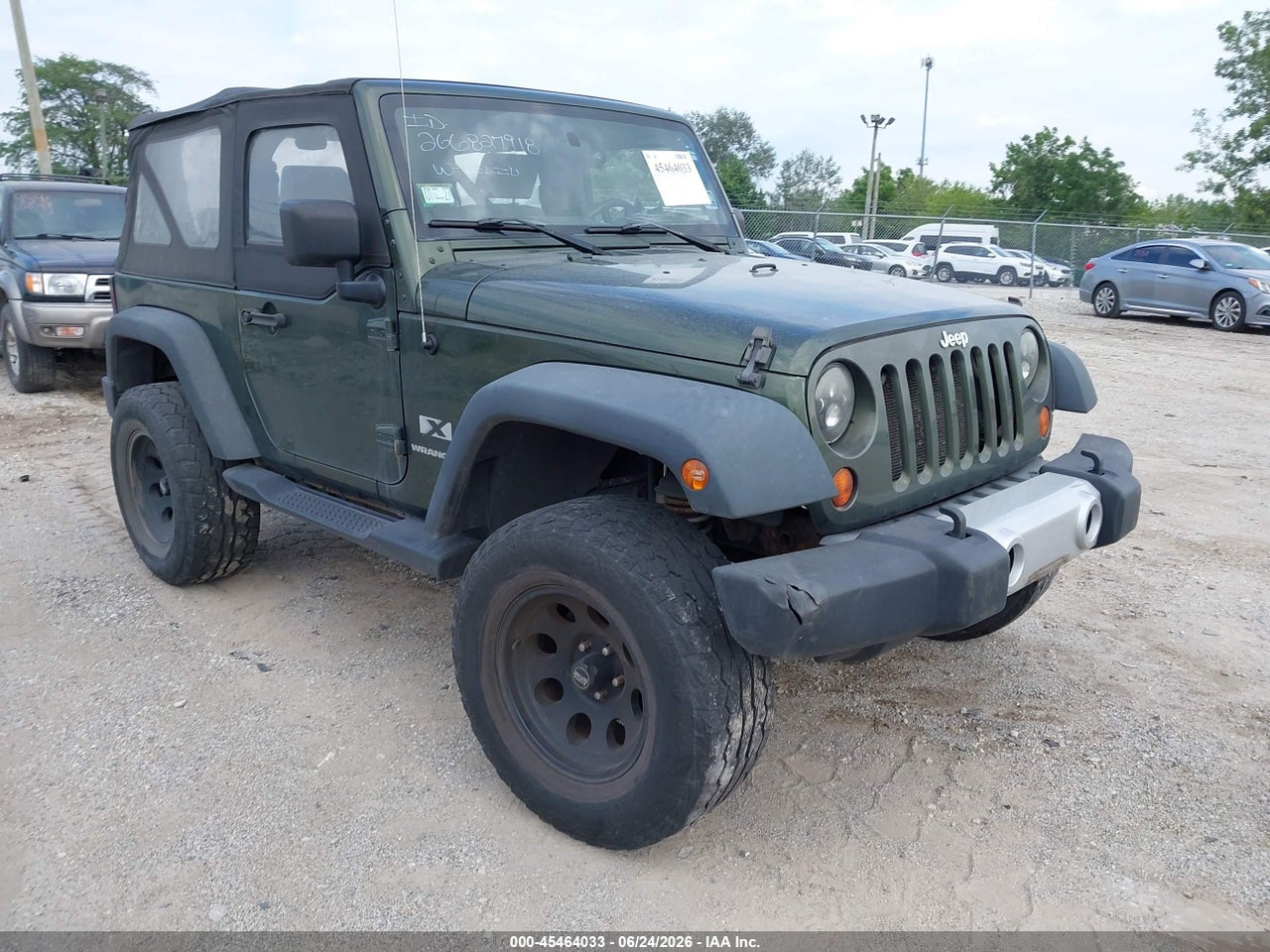 1J8FA24127L****** · 2007 JEEP WRANGLER X