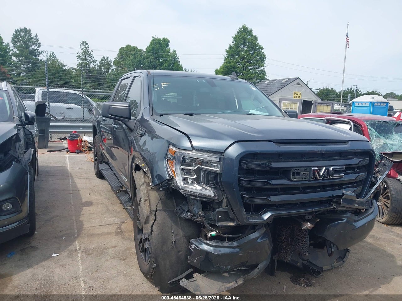 3GTU9CED3MG****** · 2021 GMC SIERRA 1500 4WD  SHORT BOX ELEVATION