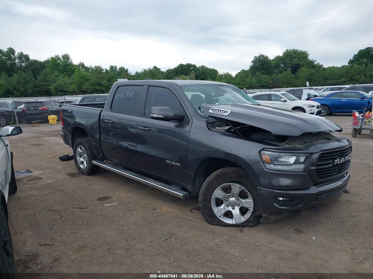 1C6SRFFT8MN****** · 2021 RAM 1500 BIG HORN  4X4 5'7 BOX