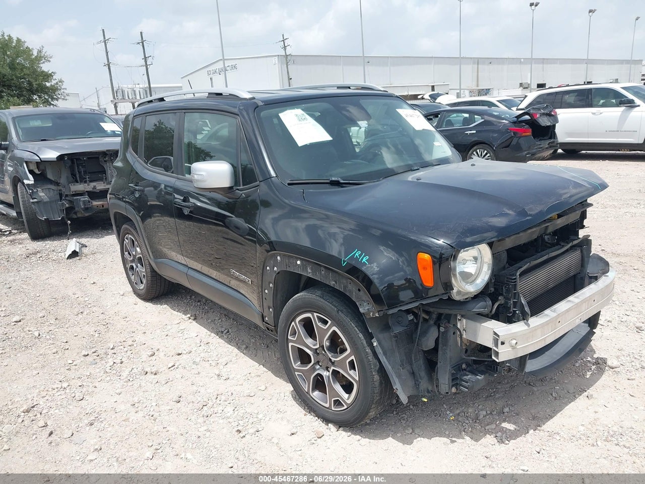 ZACCJADB1HP****** · 2017 JEEP RENEGADE LIMITED FWD