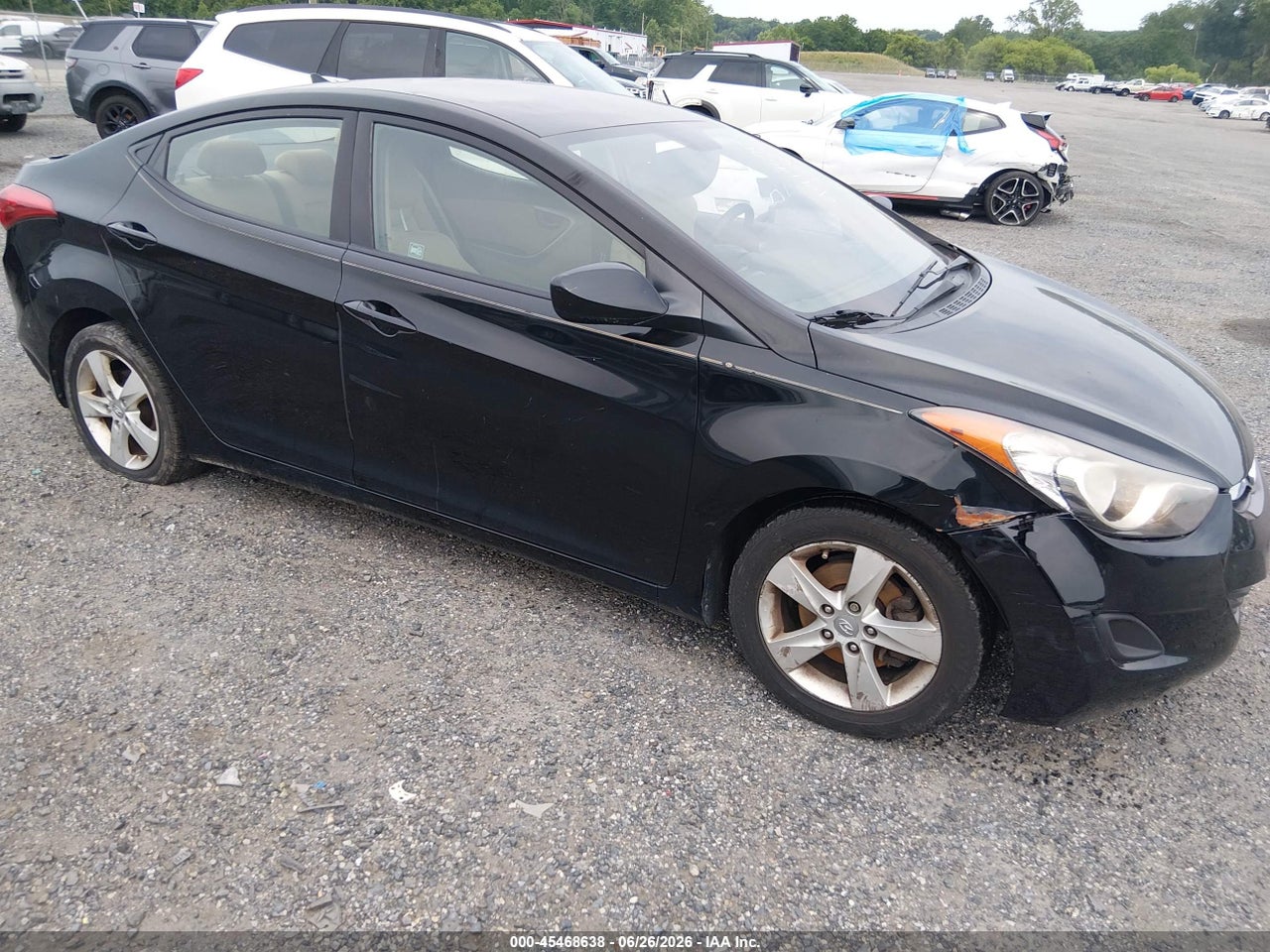 KMHDH4AEXDU****** · 2013 HYUNDAI ELANTRA GLS