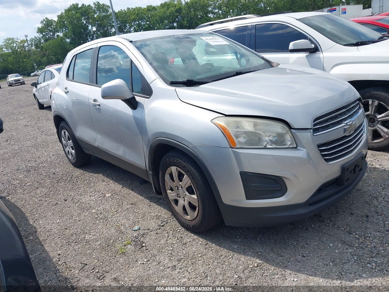 3GNCJKSB4FL****** · 2015 CHEVROLET TRAX 1LS