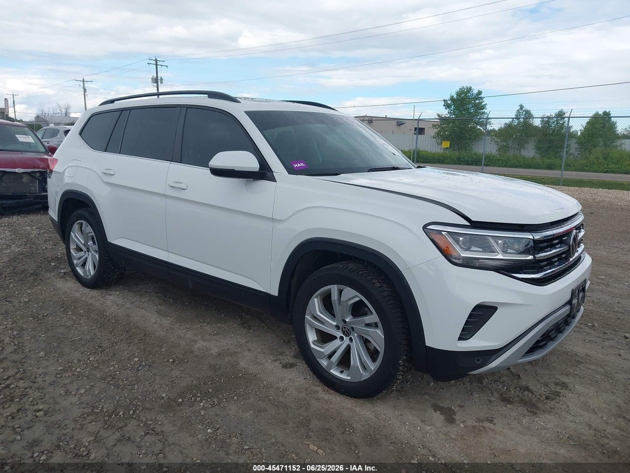 1V2KR2CA3MC****** · 2021 VOLKSWAGEN ATLAS 3.6L V6 SE W/TECHNOLOGY