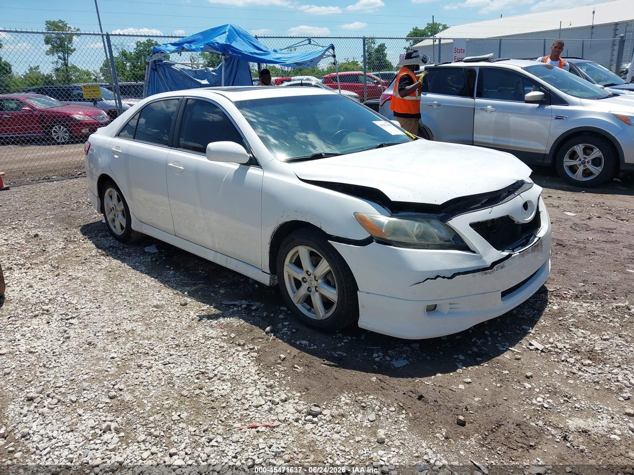 4T1BE46K77U****** · 2007 TOYOTA CAMRY SE