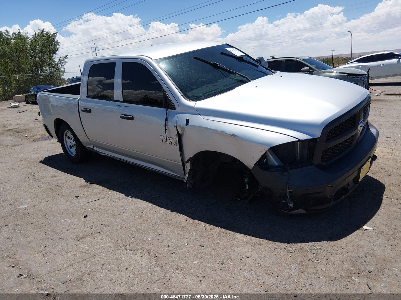1C6RR7KG3HS****** · 2017 RAM 1500 TRADESMAN  4X4 5'7 BOX