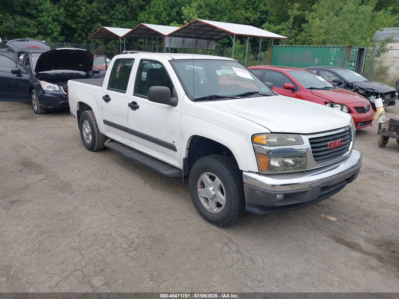 1GTDT13E178****** · 2007 GMC CANYON SLE1