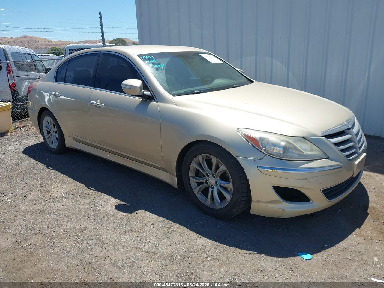 KMHGC4DD6CU****** · 2012 HYUNDAI GENESIS 3.8