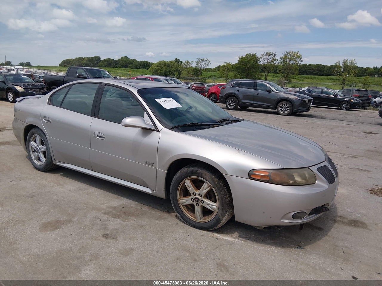 1G2HY52K55U****** · 2005 PONTIAC BONNEVILLE SLE