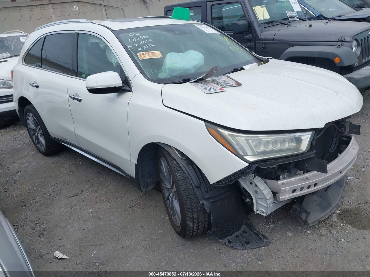 5J8YD3H55JL****** · 2018 ACURA MDX TECHNOLOGY PACKAGE   ACURAWATCH PLUS PKG