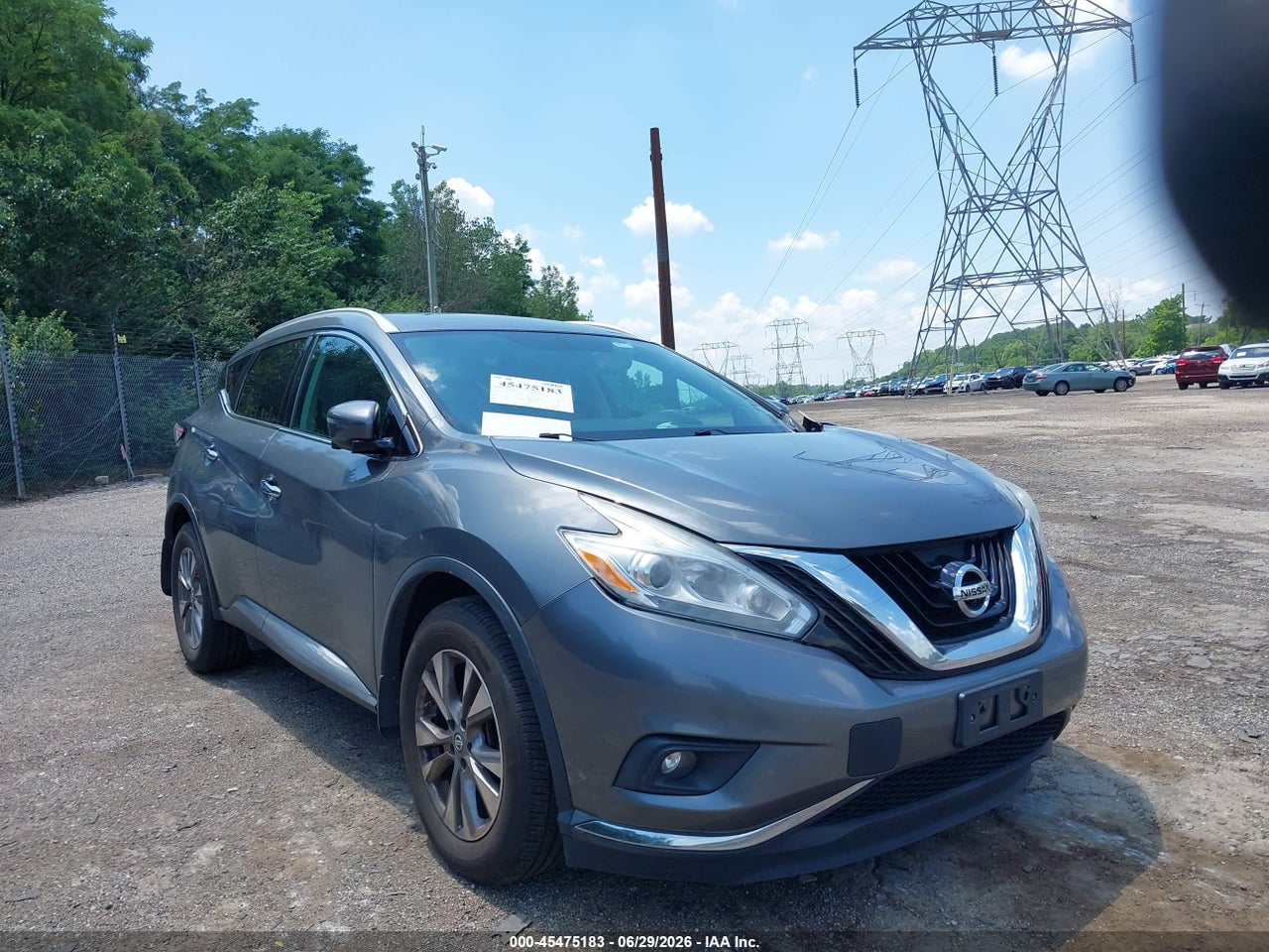 5N1AZ2MHXHN****** · 2017 NISSAN MURANO SL