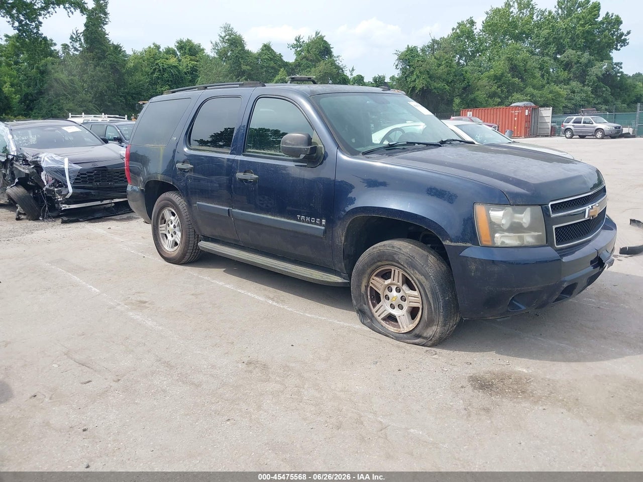 1GNFK13027J****** · 2007 CHEVROLET TAHOE LS