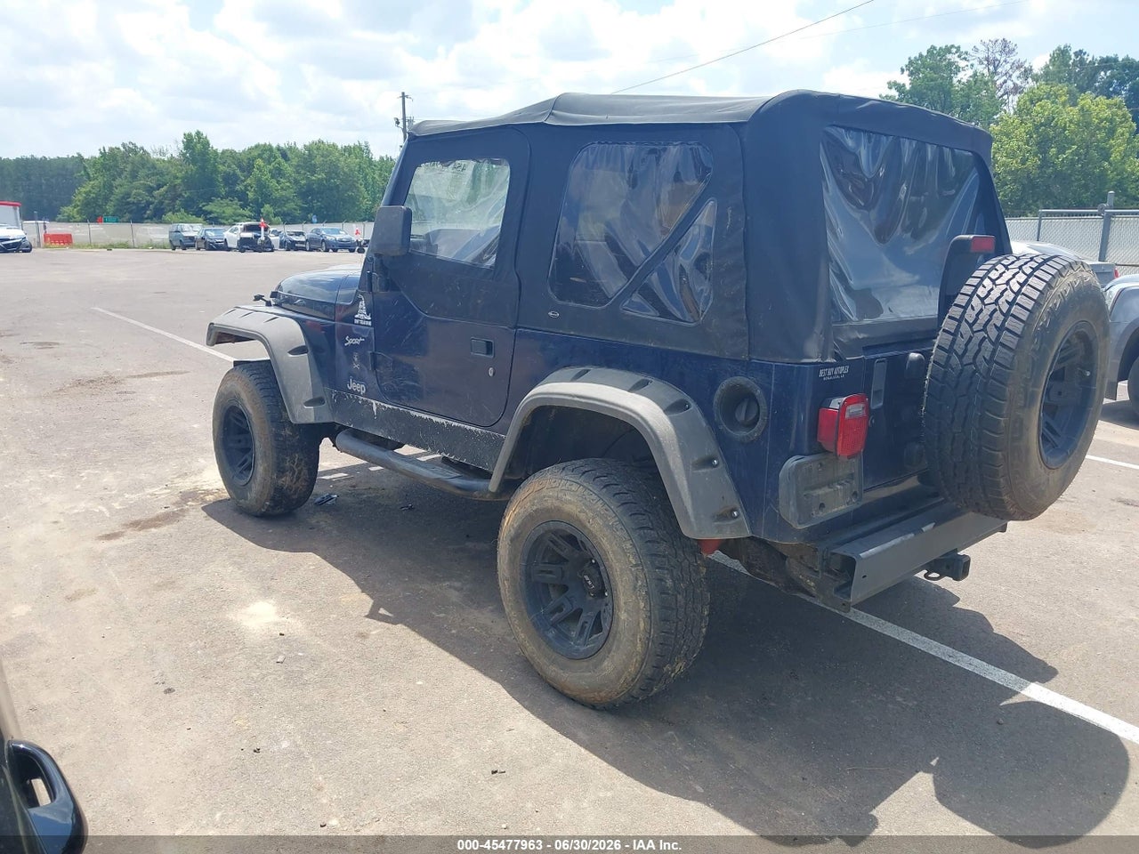 2002 JEEP WRANGLER SPORT · 3/11